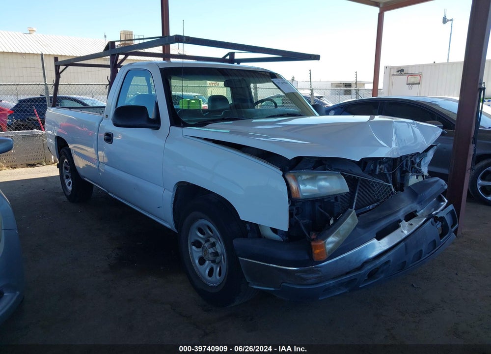2005 CHEVROLET SILVERADO 1500 WORK TRUCK VIN: 1GCEC14V55Z215918