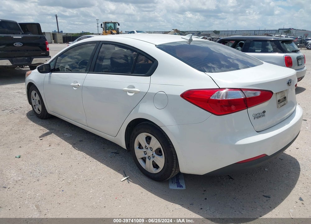 2016 KIA FORTE LX VIN: KNAFK4A64G5607088