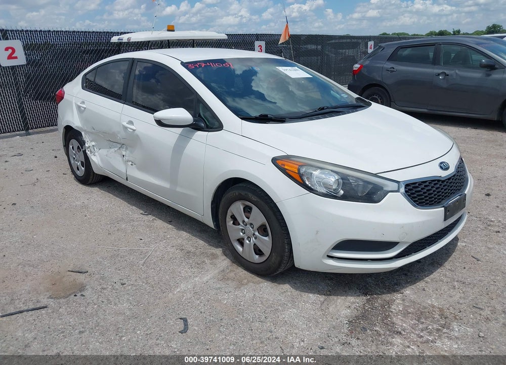 2016 KIA FORTE LX VIN: KNAFK4A64G5607088