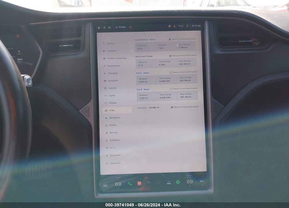 2018 TESLA MODEL S 100D/75D/P100D VIN: 5YJSA1E20JF292323