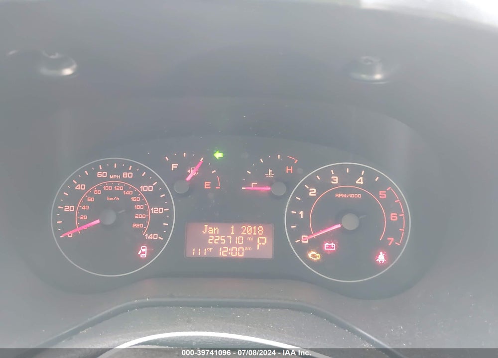 2018 RAM PROMASTER CITY TRADESMAN VIN: ZFBERFAB7J6J51224