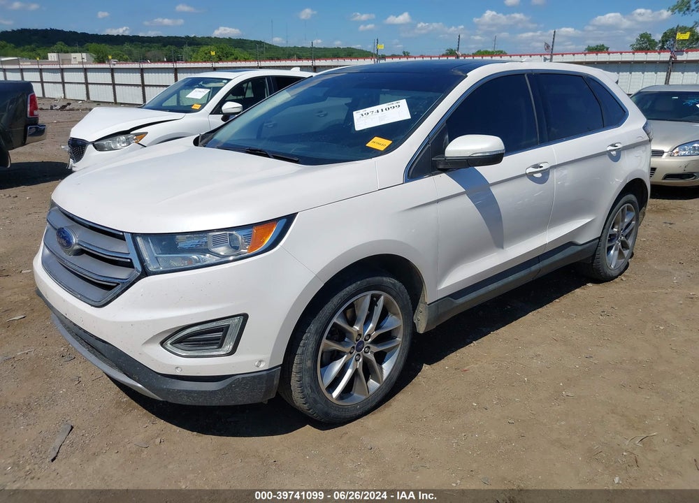 2018 FORD EDGE TITANIUM VIN: 2FMPK4K96JBC31749