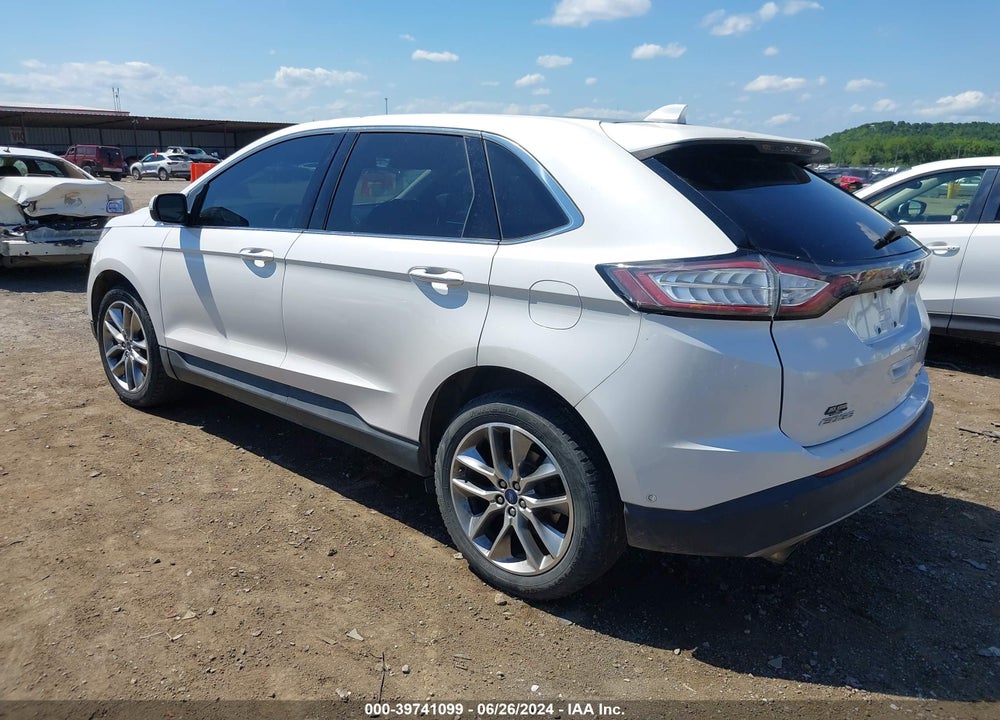 2018 FORD EDGE TITANIUM VIN: 2FMPK4K96JBC31749