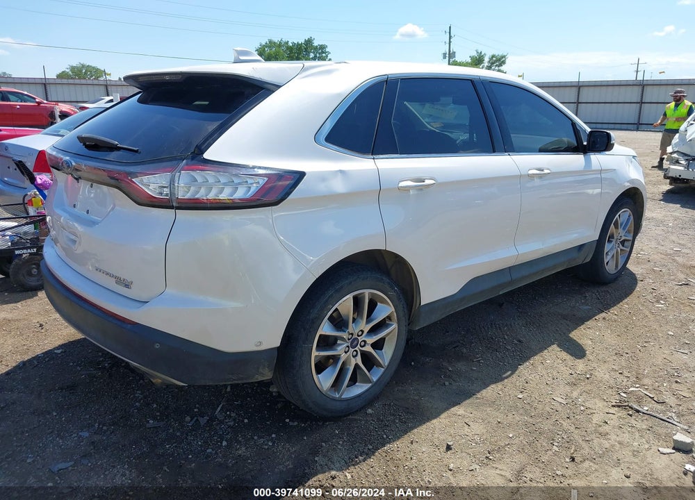 2018 FORD EDGE TITANIUM VIN: 2FMPK4K96JBC31749