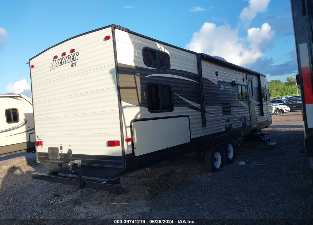 2018 FOREST RIVER AVENGER TRAVEL TRAILER VIN: 5ZT2AVSB6JB916302