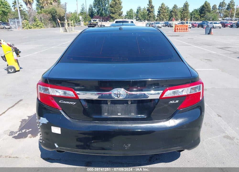 2013 TOYOTA CAMRY XLE V6 VIN: 4T1BK1FK9DU534402
