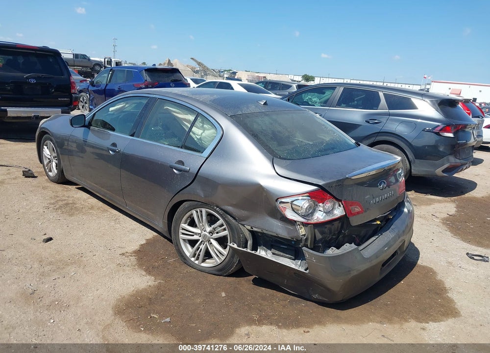 2012 INFINITI G25 JOURNEY VIN: JN1DV6AP6CM810590