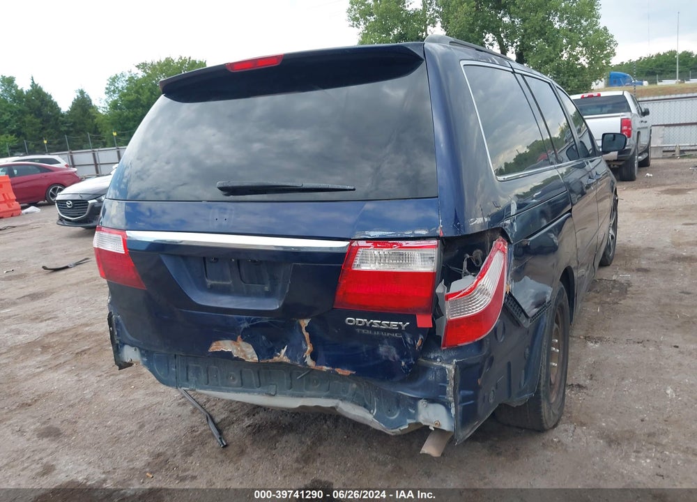 2005 HONDA ODYSSEY TOURING VIN: 5FNRL38865B045611