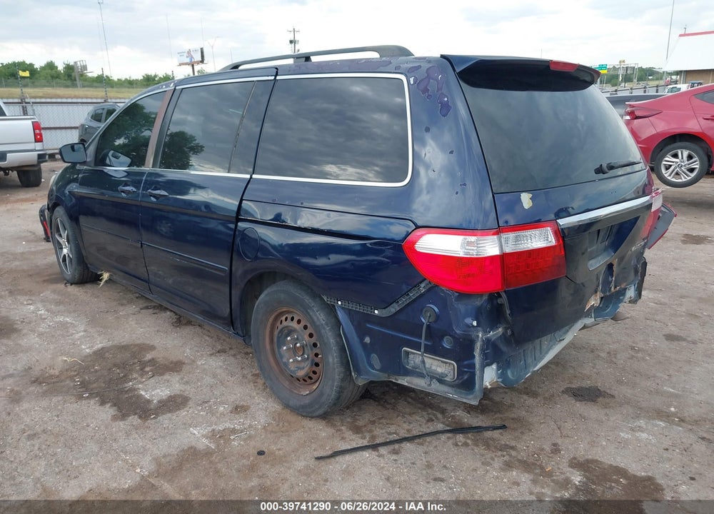 2005 HONDA ODYSSEY TOURING VIN: 5FNRL38865B045611