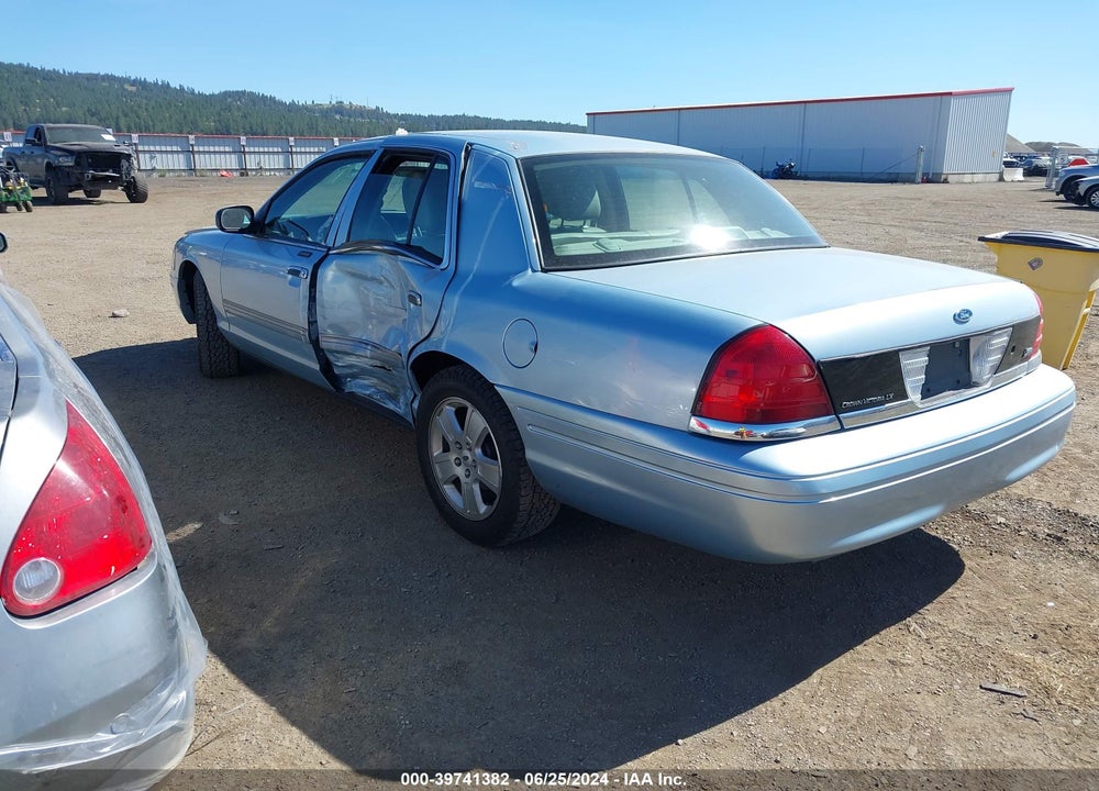 2011 FORD CROWN VICTORIA LX VIN: 2FABP7EV8BX161823