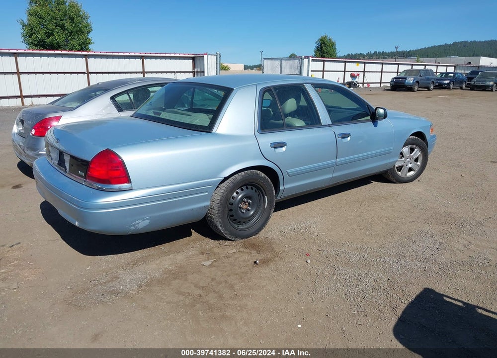 2011 FORD CROWN VICTORIA LX VIN: 2FABP7EV8BX161823