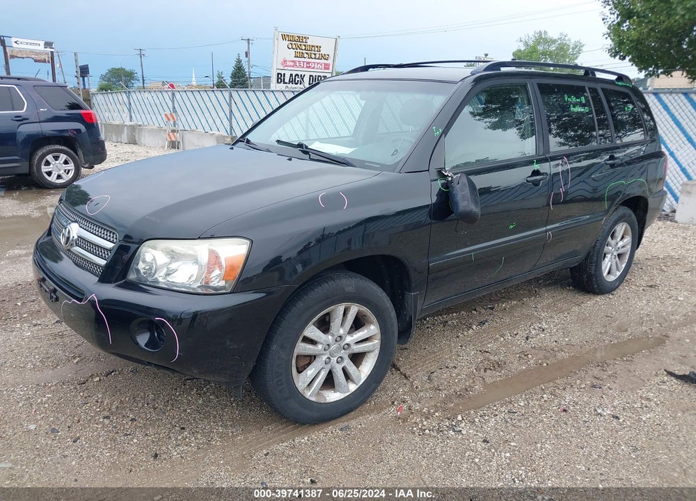 2006 TOYOTA HIGHLANDER HYBRID V6 VIN: JTEDW21A160004145
