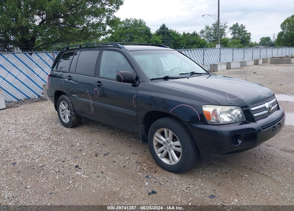 2006 TOYOTA HIGHLANDER HYBRID V6 VIN: JTEDW21A160004145