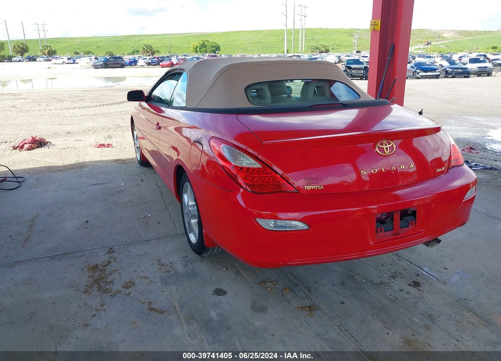 2008 TOYOTA CAMRY SOLARA SLE VIN: 4T1FA38P88U144860