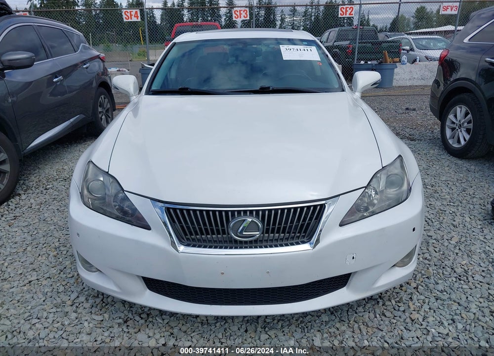 2010 LEXUS IS 250 VIN: JTHCF5C27A5043999