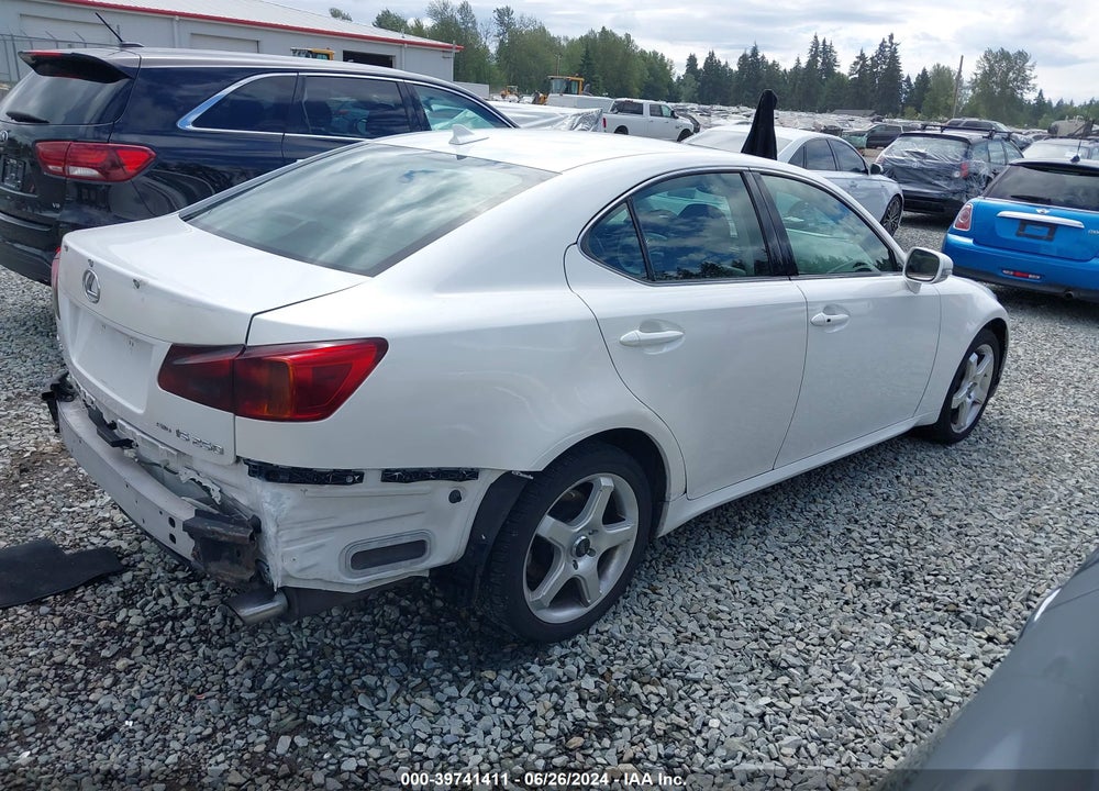 2010 LEXUS IS 250 VIN: JTHCF5C27A5043999