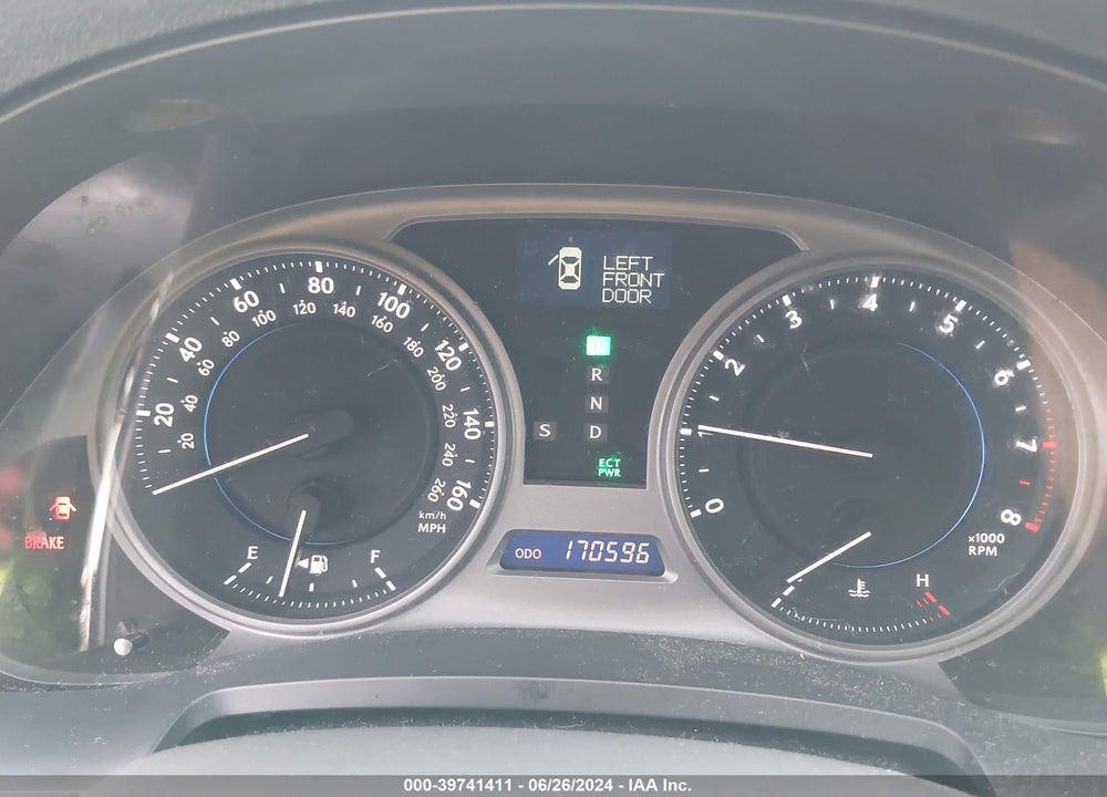 2010 LEXUS IS 250 VIN: JTHCF5C27A5043999