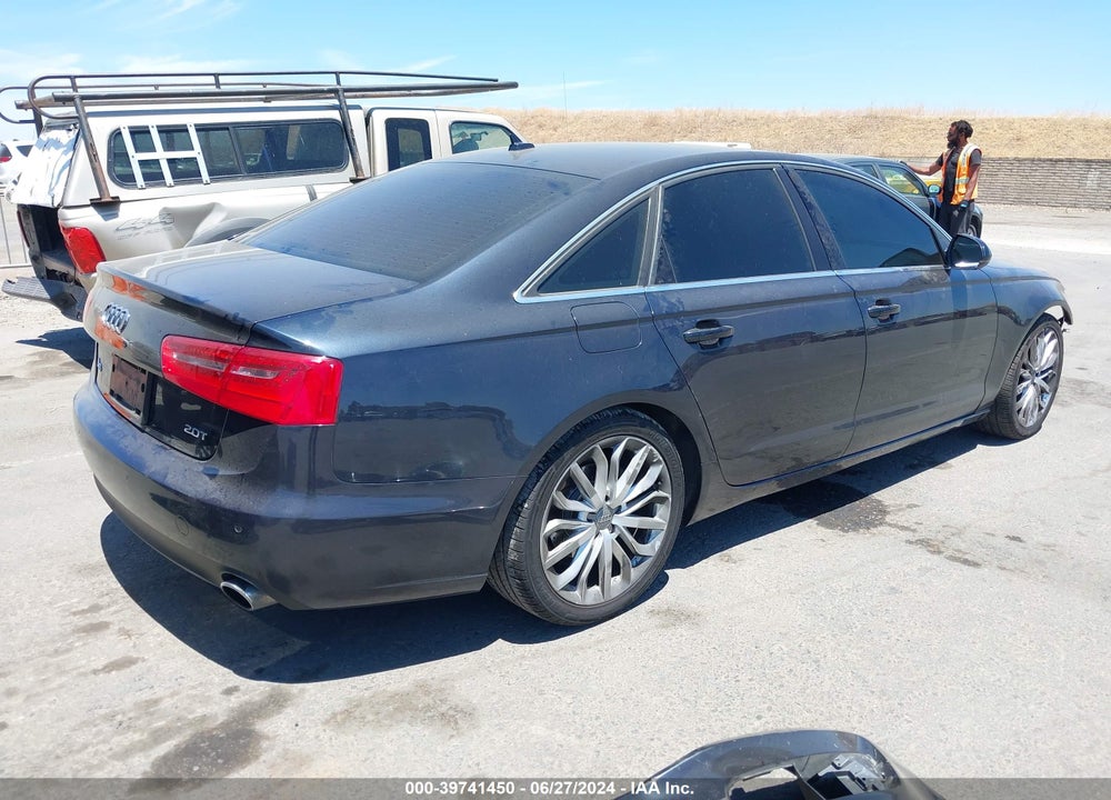 2012 AUDI A6 2.0T PREMIUM VIN: WAUDFAFC1CN174364