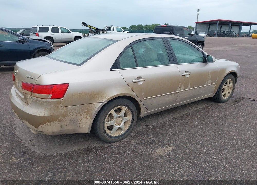2006 HYUNDAI SONATA GLS V6/LX V6 VIN: 5NPEU46F26H012045