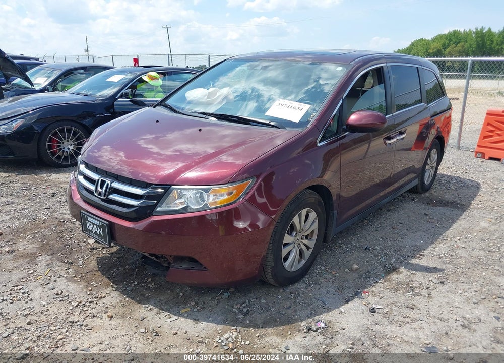 2017 HONDA ODYSSEY EX-L VIN: 5FNRL5H67HB002961