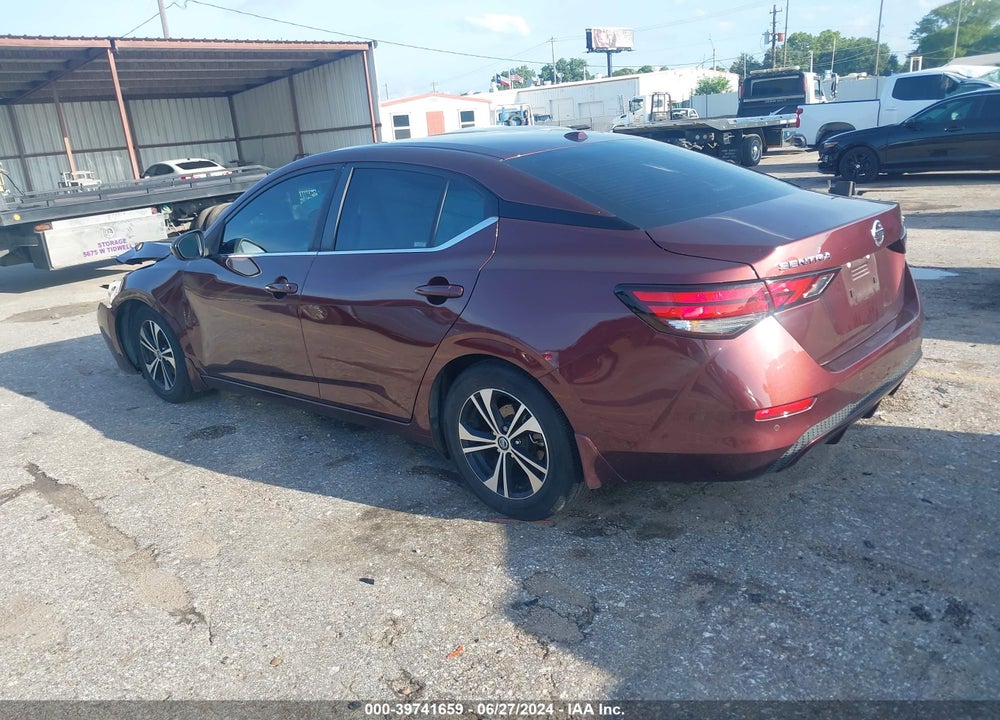 2021 NISSAN SENTRA SV XTRONIC CVT VIN: 3N1AB8CVXMY203142