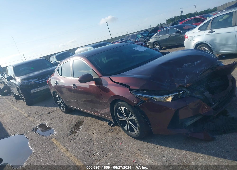 2021 NISSAN SENTRA SV XTRONIC CVT VIN: 3N1AB8CVXMY203142