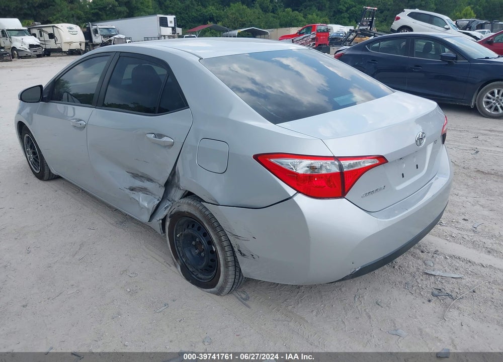 2016 TOYOTA COROLLA L VIN: 2T1BURHE4GC551257