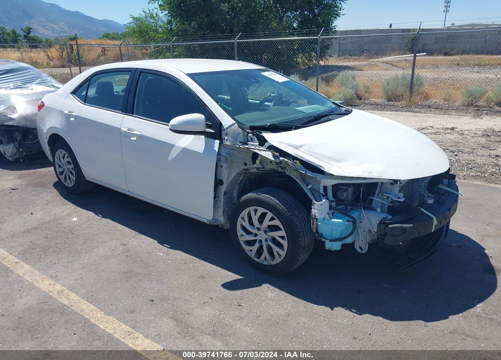2018 TOYOTA COROLLA LE VIN: 2T1BURHE9JC057791