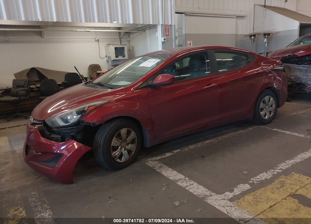 2016 HYUNDAI ELANTRA SE VIN: 5NPDH4AE5GH705210