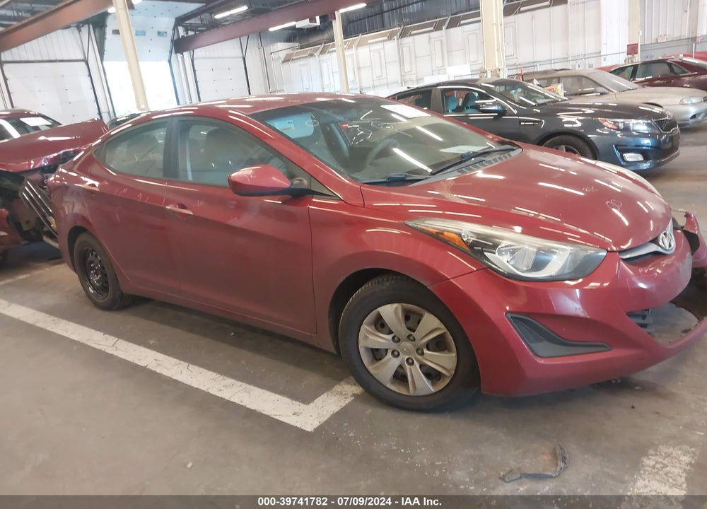 2016 HYUNDAI ELANTRA SE VIN: 5NPDH4AE5GH705210