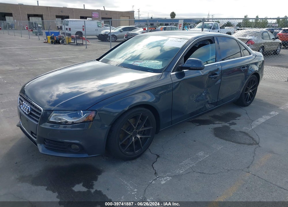 2009 AUDI A4 VIN: WAUSF78K09N069693
