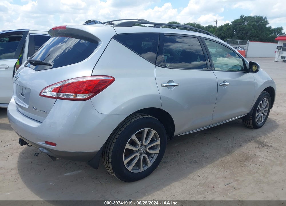 2014 NISSAN MURANO SL VIN: JN8AZ1MWXEW511688
