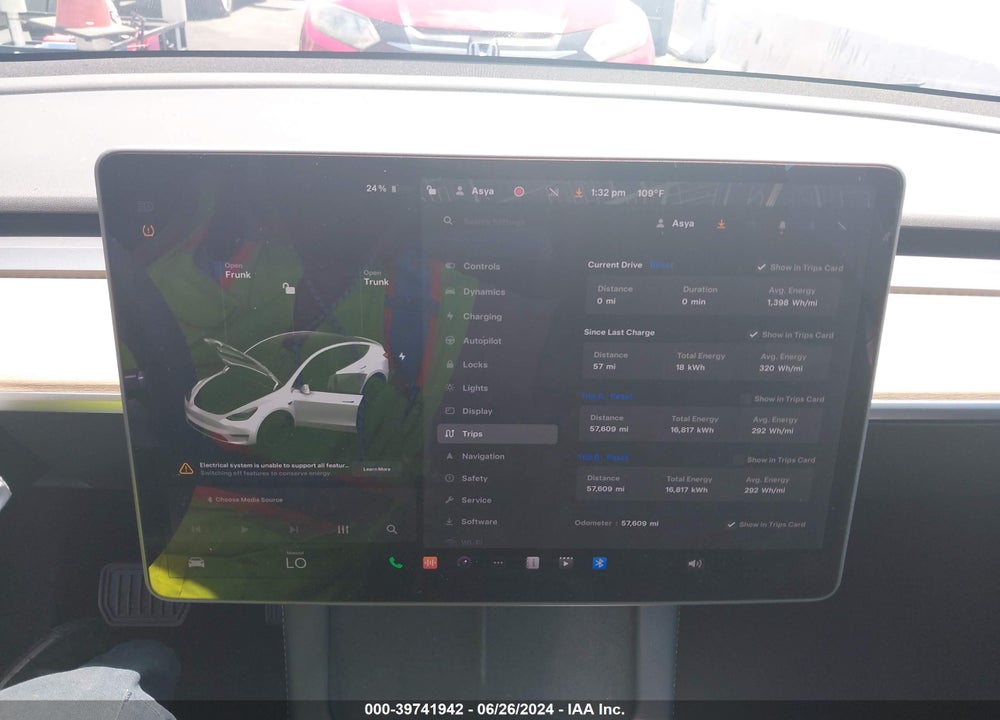 2021 TESLA MODEL Y LONG RANGE DUAL MOTOR ALL-WHEEL DRIVE VIN: 5YJYGDEEXMF186521