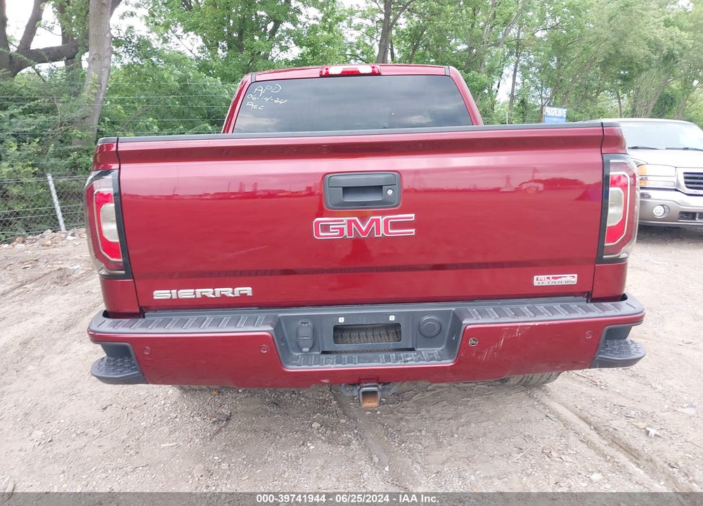 2016 GMC SIERRA 1500 SLT VIN: 3GTU2NEC6GG203136