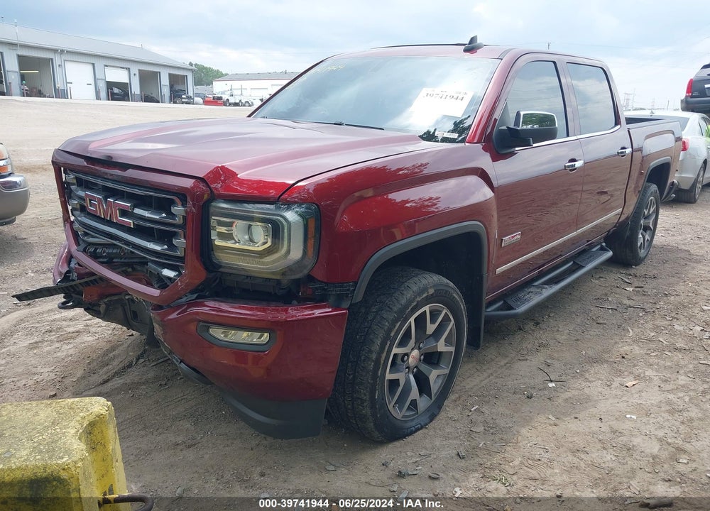 2016 GMC SIERRA 1500 SLT VIN: 3GTU2NEC6GG203136