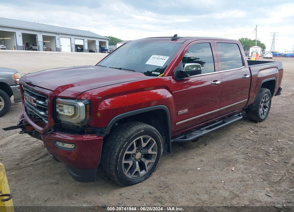 2016 GMC SIERRA 1500 SLT VIN: 3GTU2NEC6GG203136