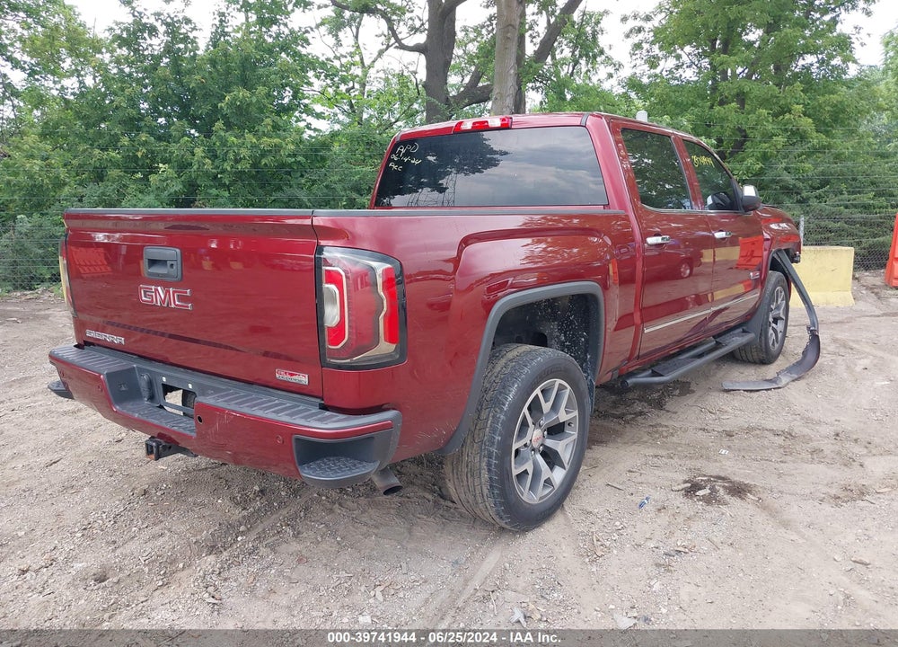 2016 GMC SIERRA 1500 SLT VIN: 3GTU2NEC6GG203136
