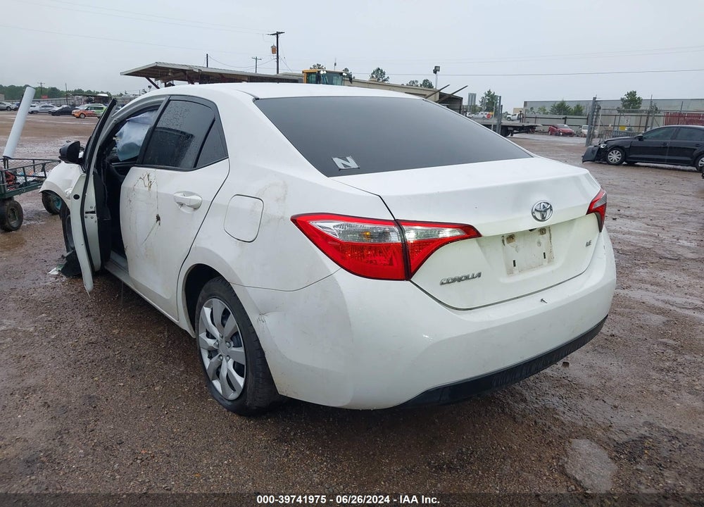 2016 TOYOTA COROLLA LE VIN: 5YFBURHE7GP454330