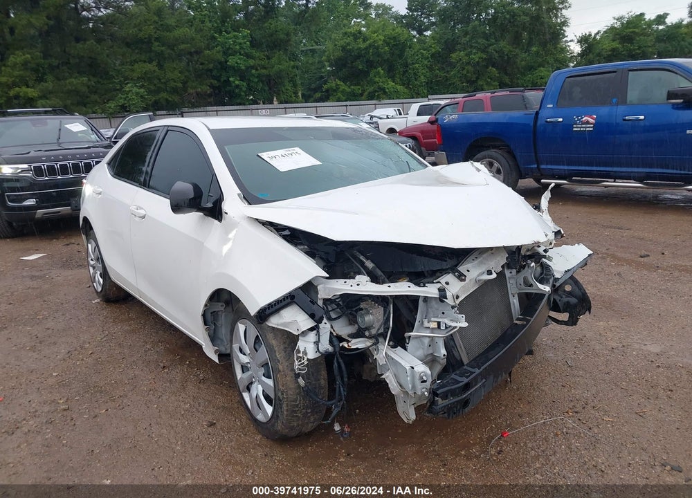 2016 TOYOTA COROLLA LE VIN: 5YFBURHE7GP454330