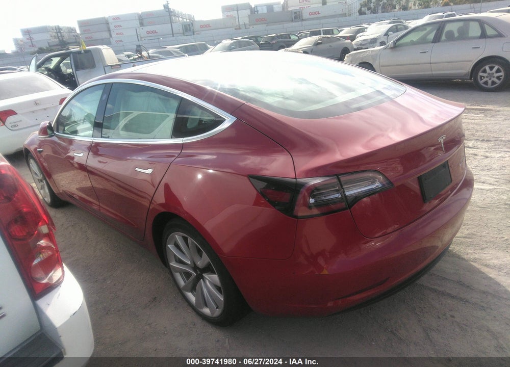 2019 TESLA MODEL 3 LONG RANGE/PERFORMANCE VIN: 5YJ3E1EB2KF391865
