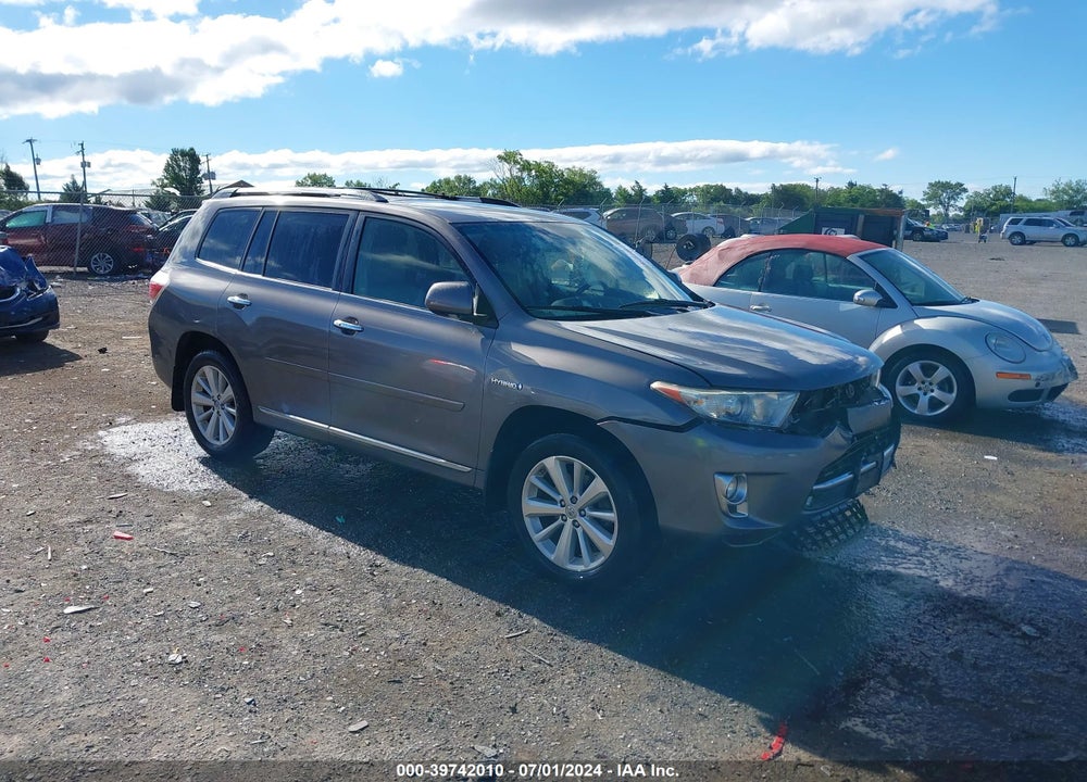2012 TOYOTA HIGHLANDER HYBRID LIMITED V6 VIN: JTEDC3EH4C2007465
