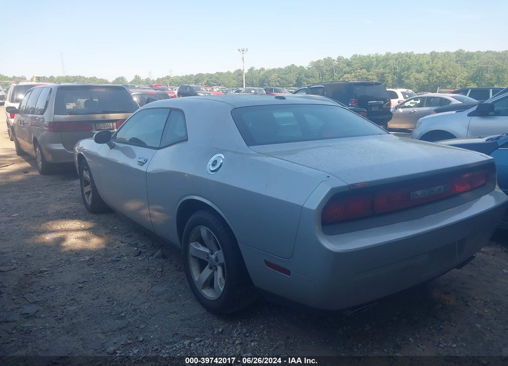 2012 DODGE CHALLENGER SXT VIN: 2C3CDYAG7CH228335