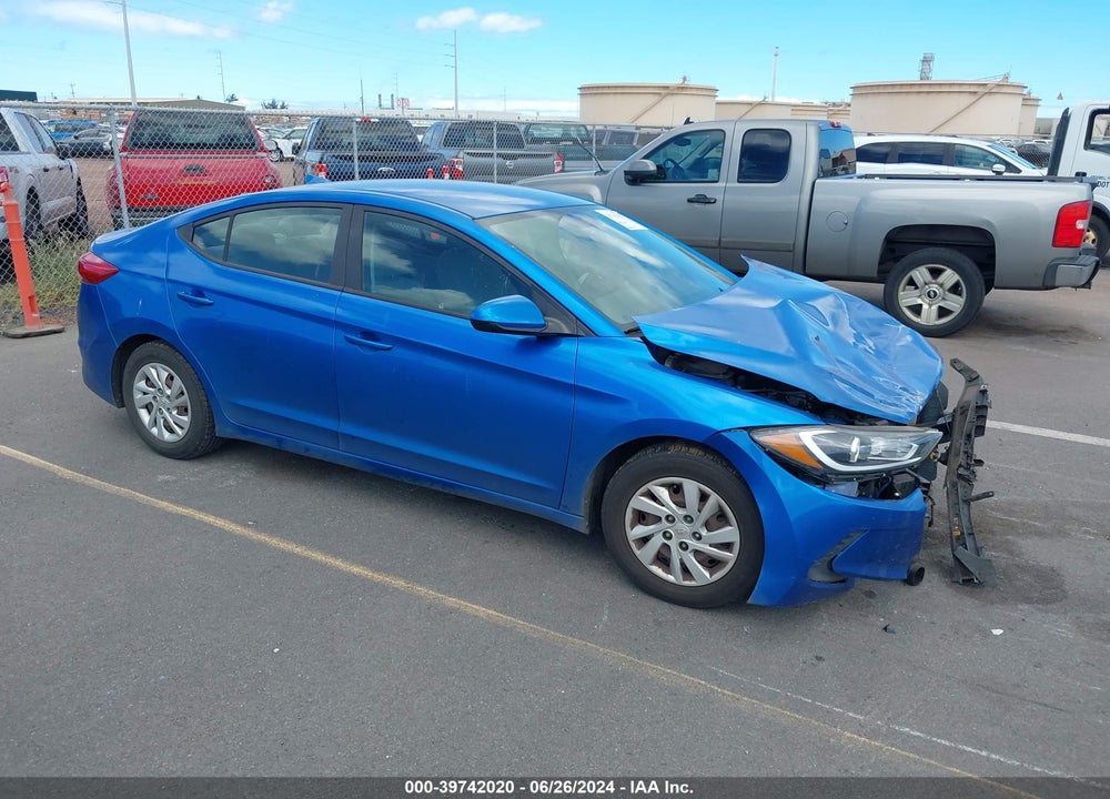 2017 HYUNDAI ELANTRA SE VIN: 5NPD74LF0HH113160