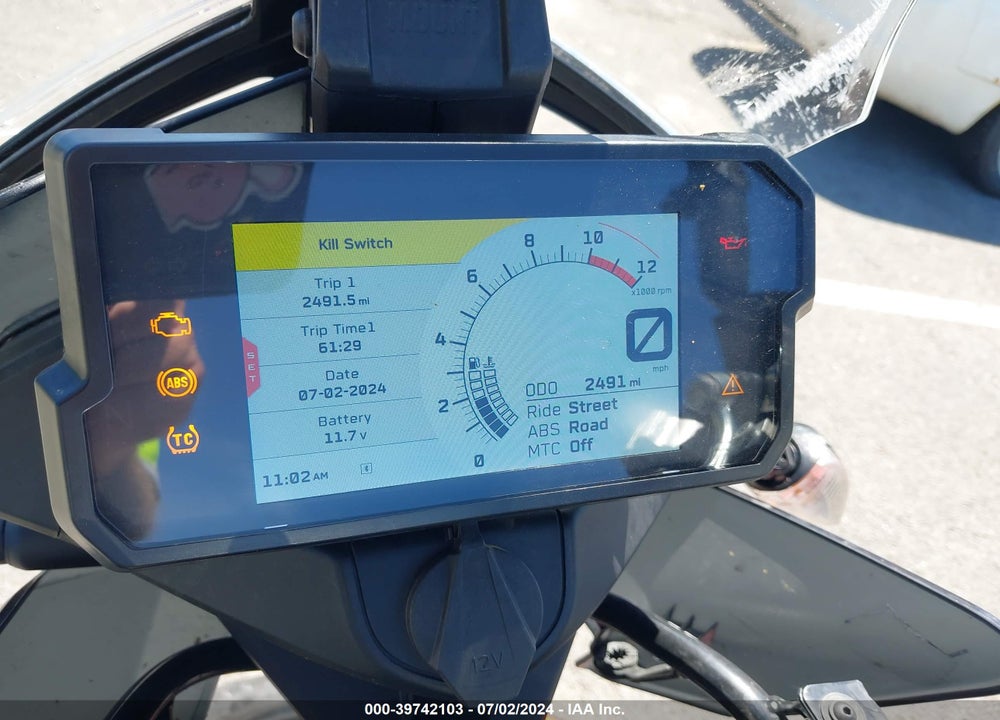 2022 KTM 390 ADVENTURE VIN: MD2JGJ406NC243103