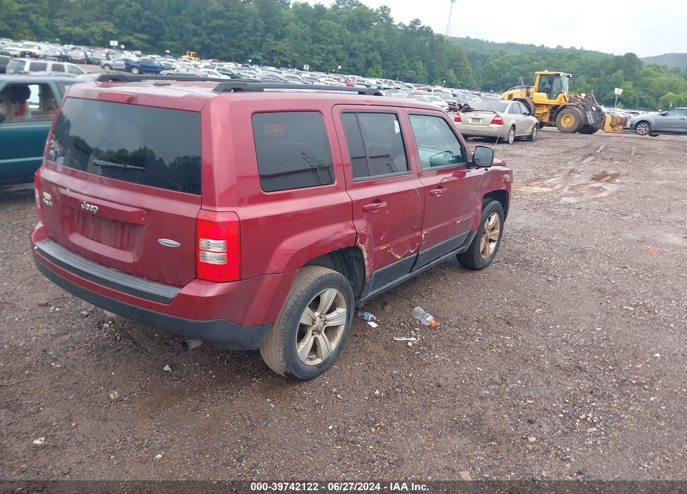 2012 JEEP PATRIOT LATITUDE VIN: 1C4NJRFB9CD577431