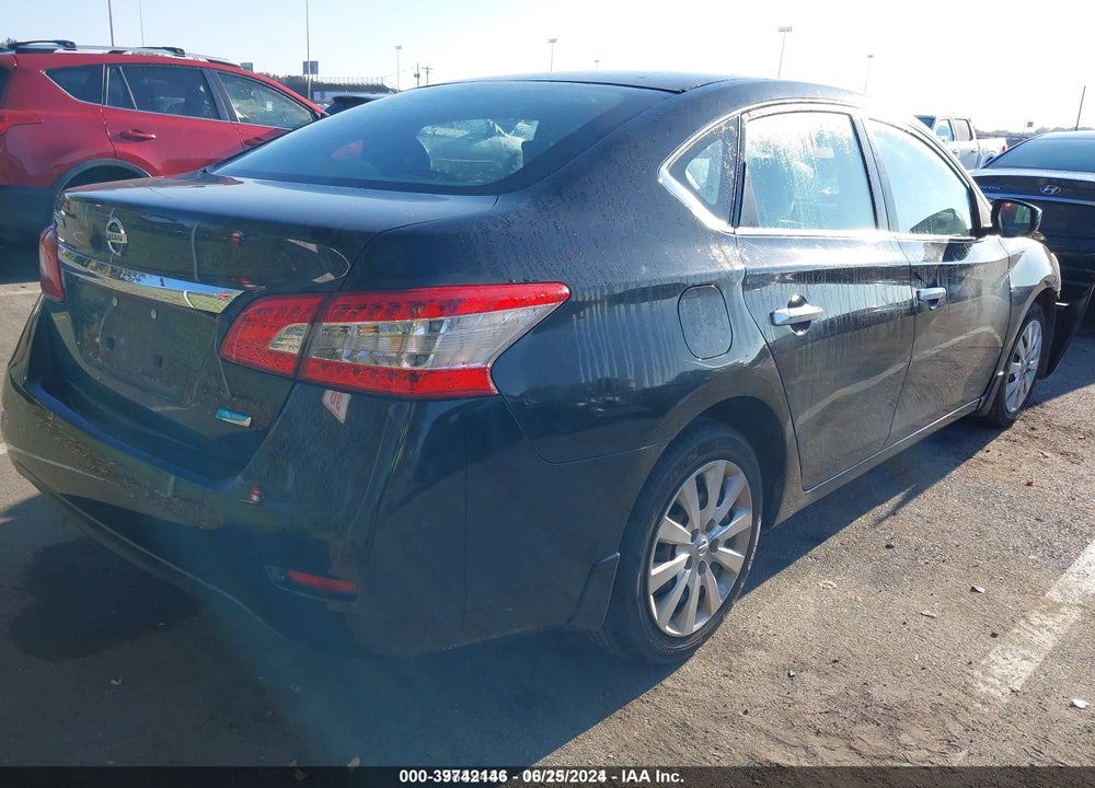 2013 NISSAN SENTRA S VIN: 3N1AB7AP4DL627170