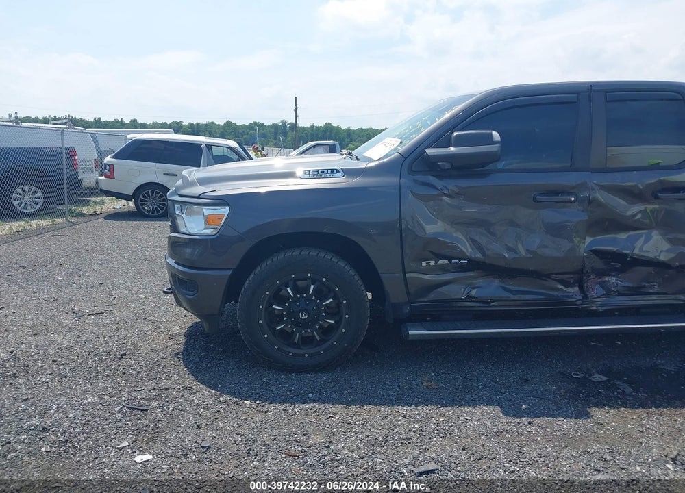 2019 RAM 1500 BIG HORN/LONE STAR QUAD CAB 4X4 6'4 BOX VIN: 1C6SRFBT8KN575226