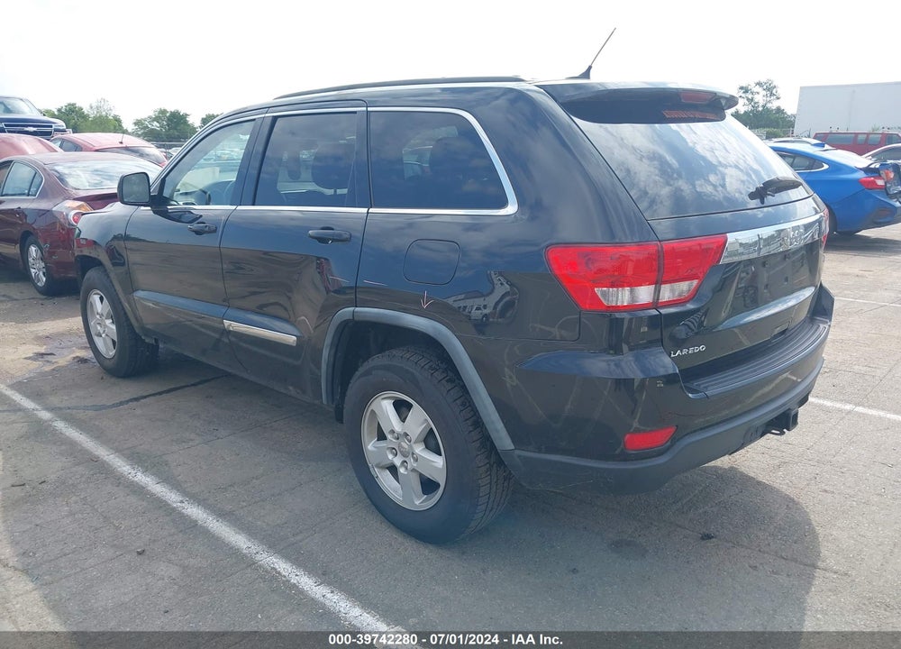 2012 JEEP GRAND CHEROKEE LAREDO VIN: 1C4RJEAG1CC201762