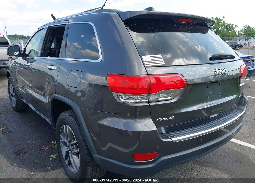 2018 JEEP GRAND CHEROKEE LIMITED 4X4 VIN: 1C4RJFBG9JC200876