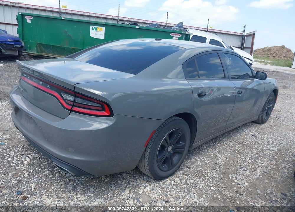 2018 DODGE CHARGER SXT RWD VIN: 2C3CDXBG8JH180236